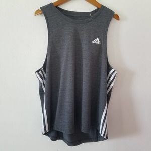 New ADIDAS 3 Stripes Aeroready Logo Tank Top NWT Plus Size 2X